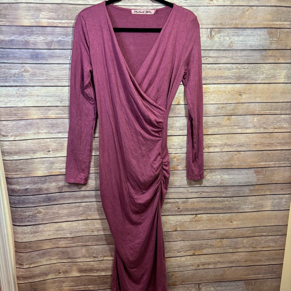 Michael Stars Pink Wrap Dresss Size Medium